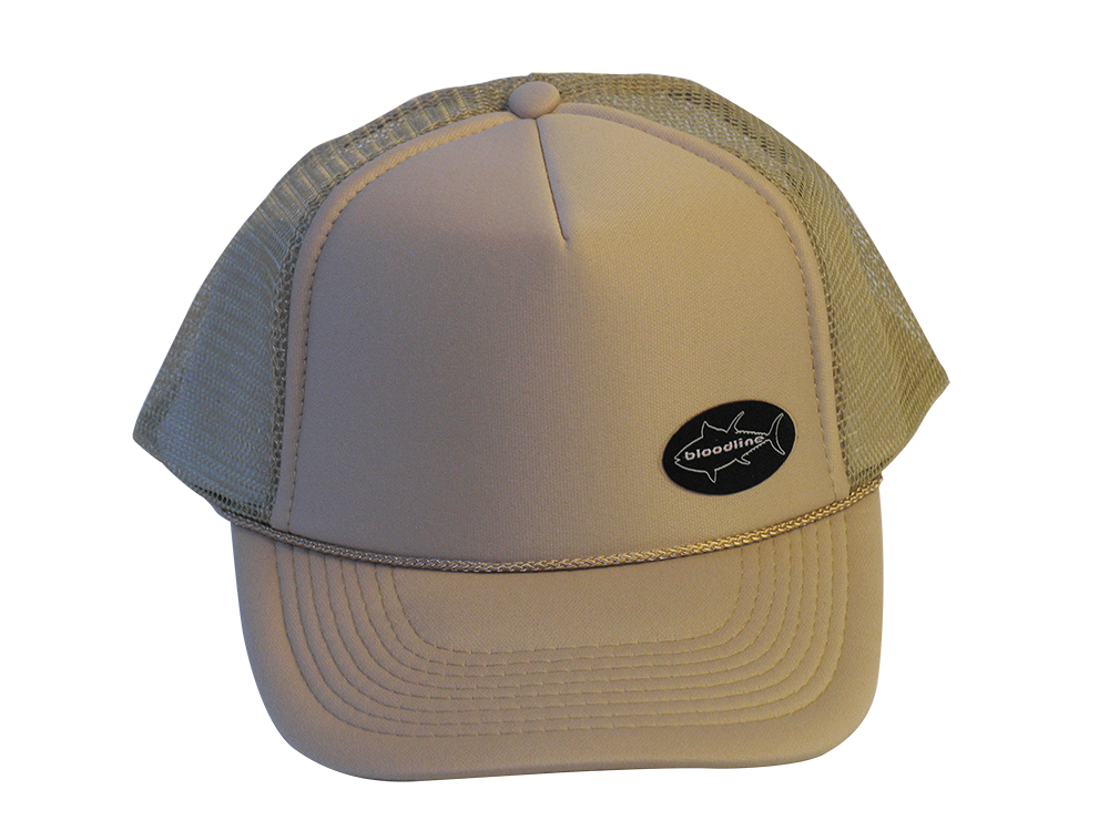 Tan Trucker / Small Oval Patch