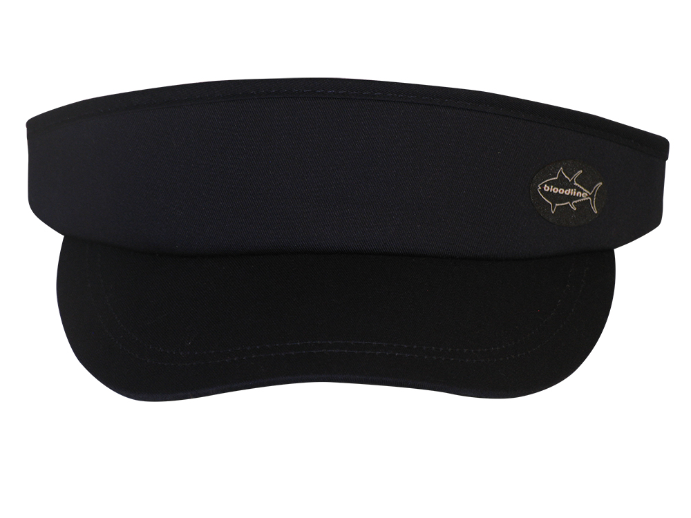 Navy Golf Visor / Oval Smal Patch